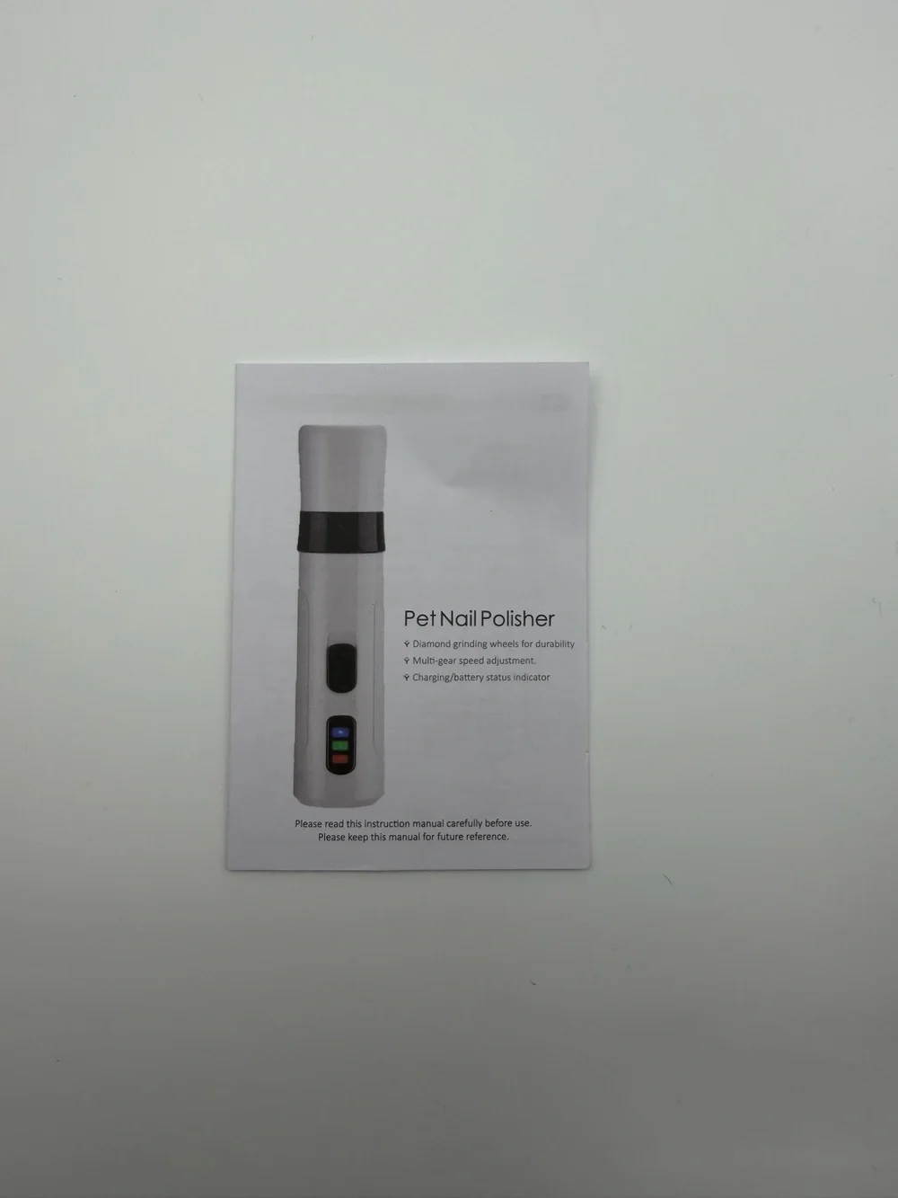 Pet Nail Grinder Electric Grooming Tool